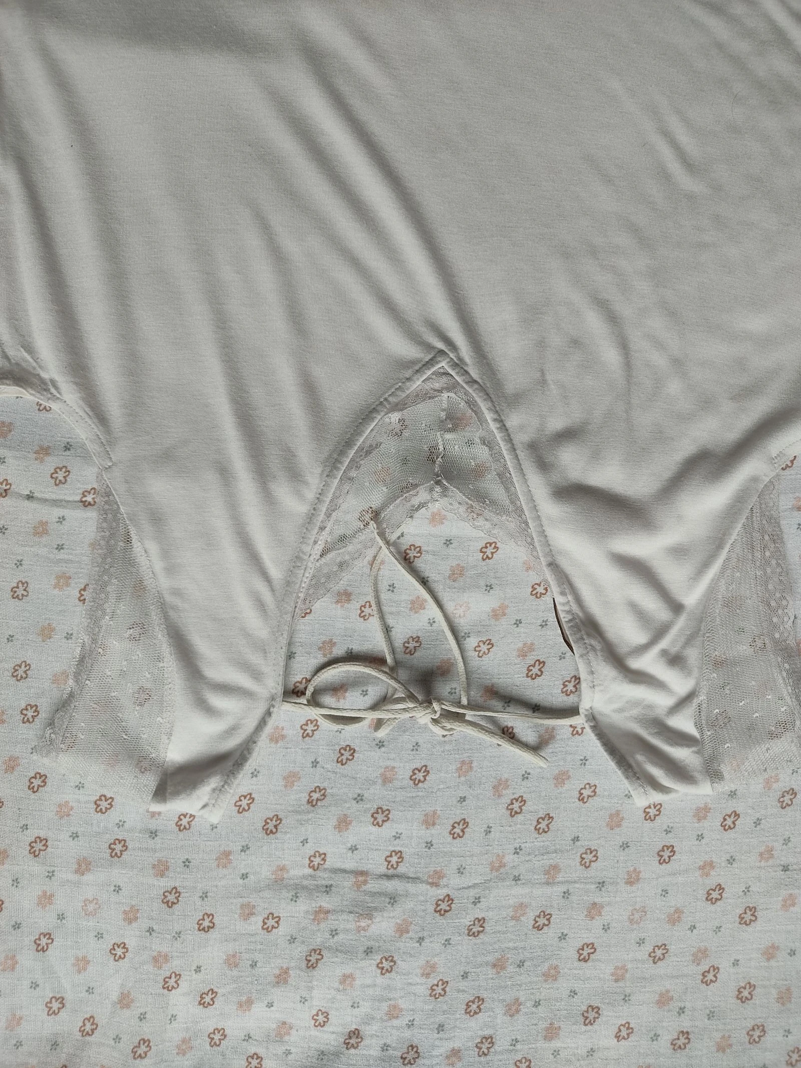 Top de manga corta blanco Naf Naf - Talla L - Buen estado – photo 8